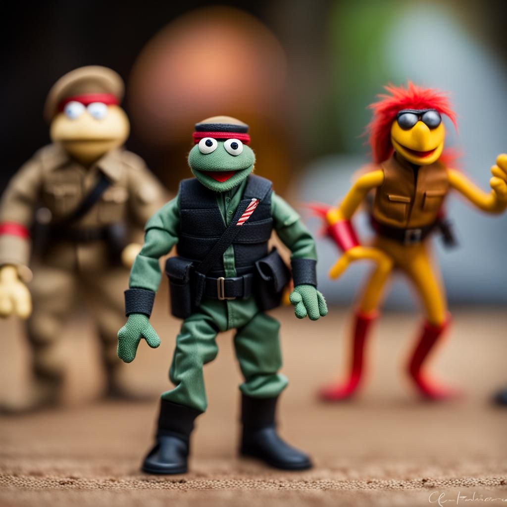 G.I. Joe Muppets: Professional Photography