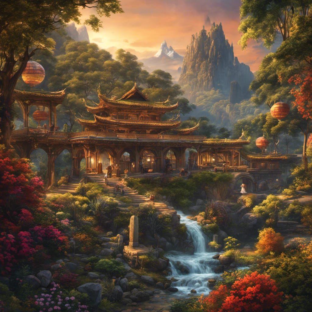 Joyful Couple Dancing with Musical Notes in Hyperrealism