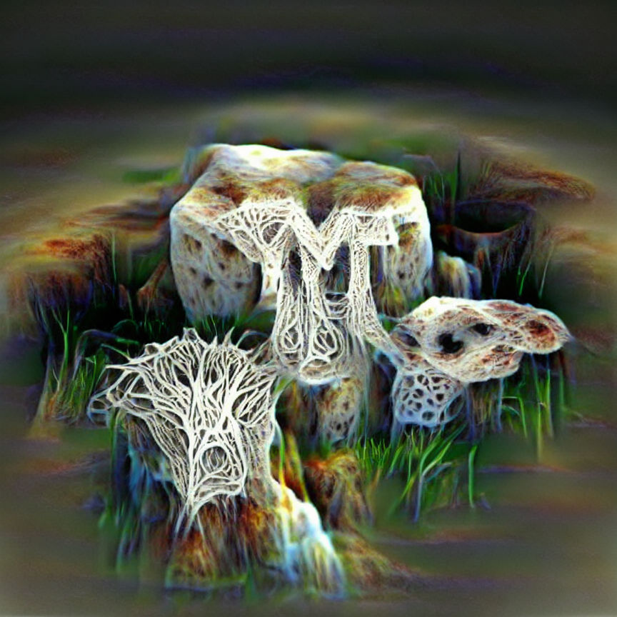 Abstract Mycelium Network Topology