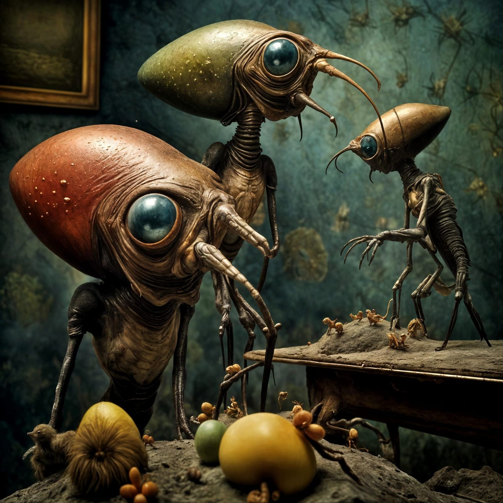 Surreal Exotic Aliens in Hyperrealistic Detail