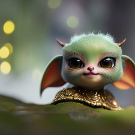 Adorable Elf Fairy Portrait in Cinematic Style