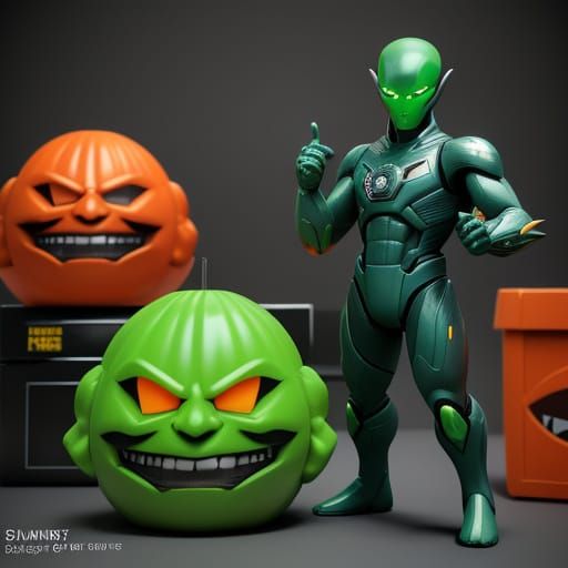 Hyper Realistic Superhero in Plastic Blister Pack