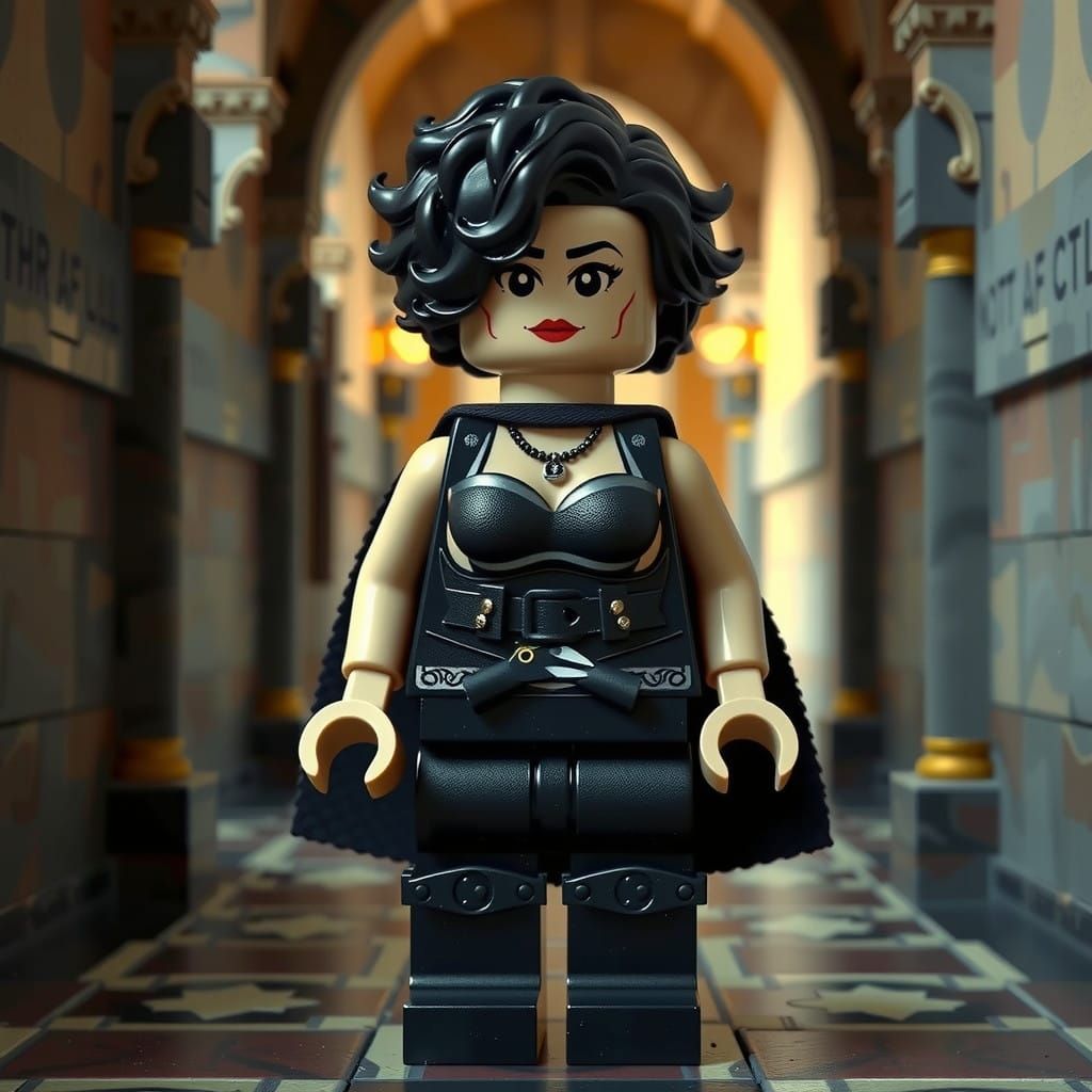 Minifigure of The Black Hauntress