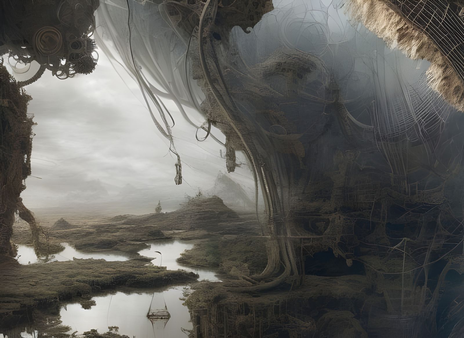 Deconstructed Nervous System in Architectural Landscape