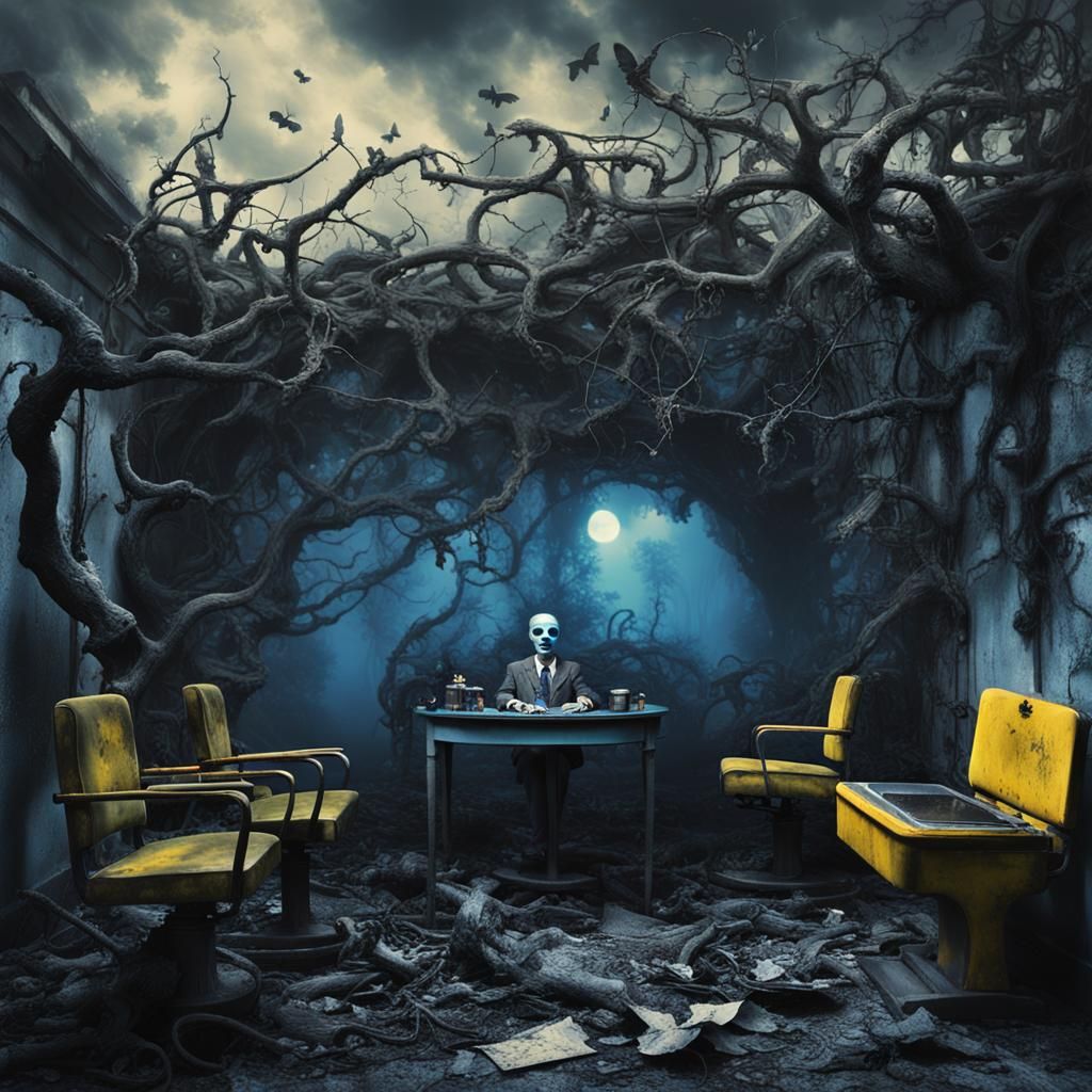 Decaying Dummy in VR: Surreal Digital Art