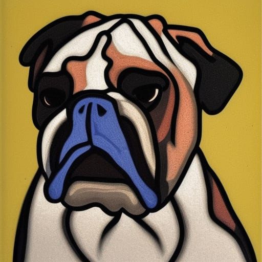 Bulldog Inspired by Antoni Gaudí's Architecture