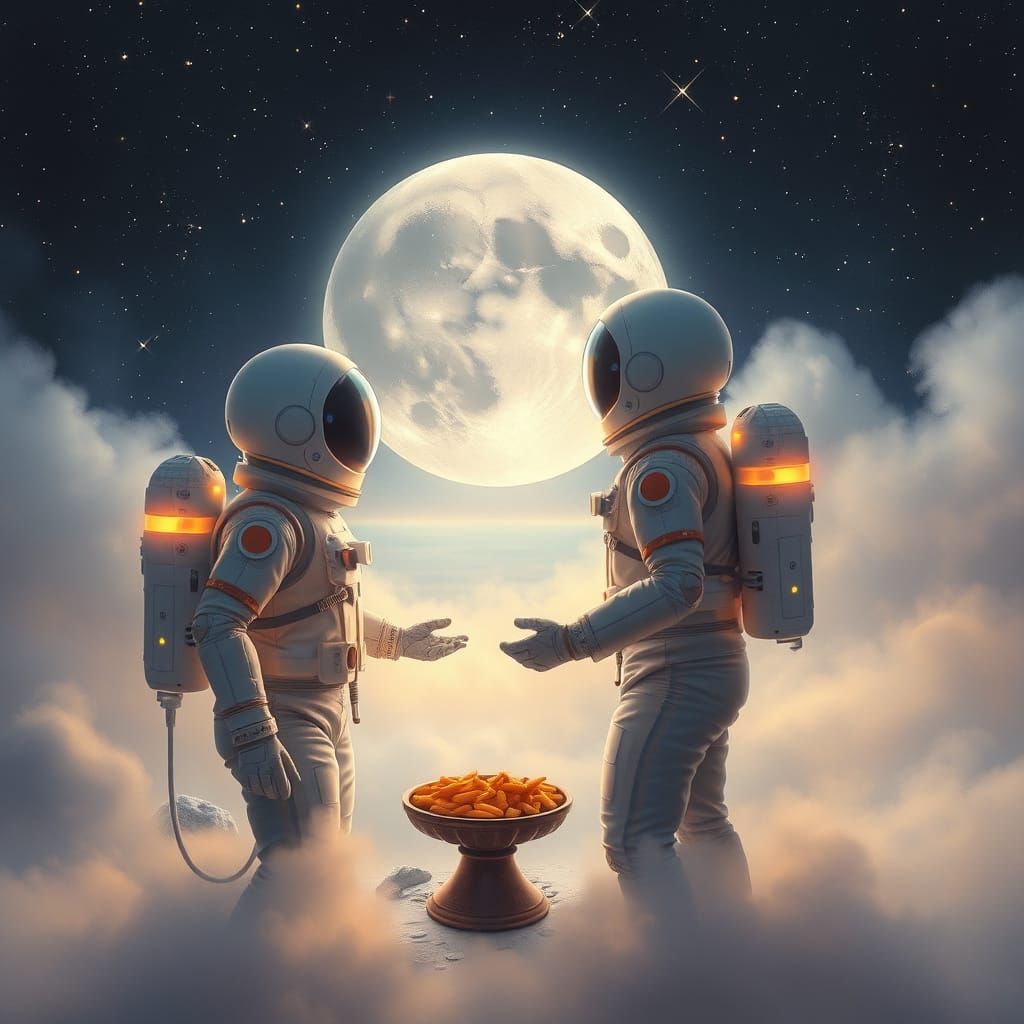 AI and IO Teleport to Luminous Moon in Ethereal Fantasy