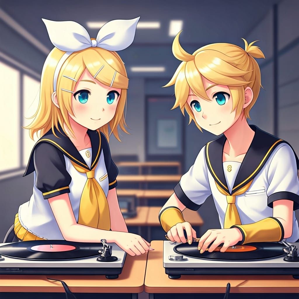 Kagamine Rin and Len: Classroom DJ Session