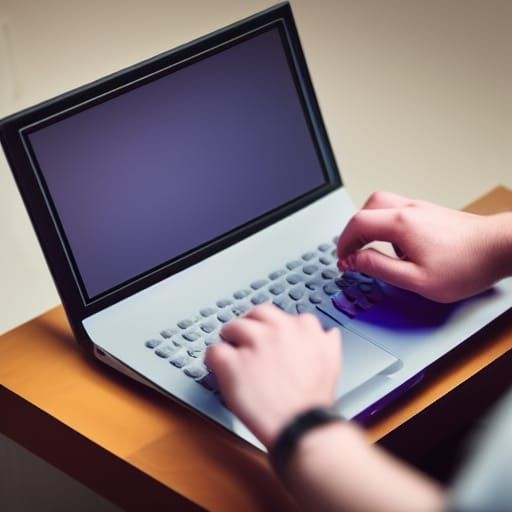 Person Using Purple Mouse, Professional Photography