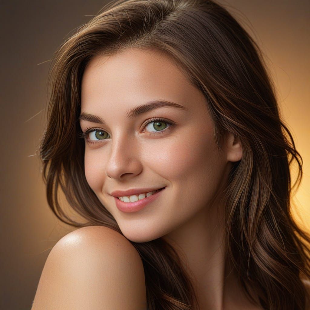 Confident Young Woman Shares a Secret