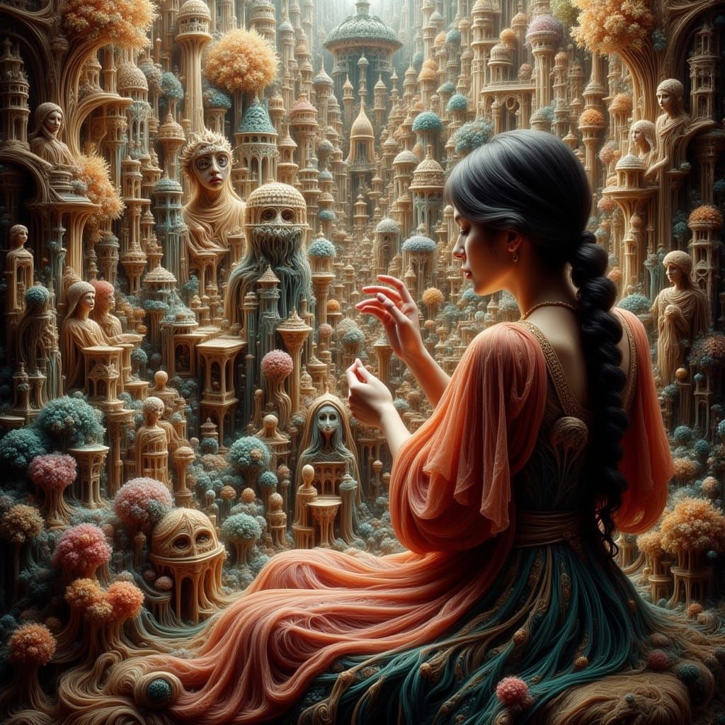 Ethereal Fantasy Tapestry: Thief's Redemption Unfolds