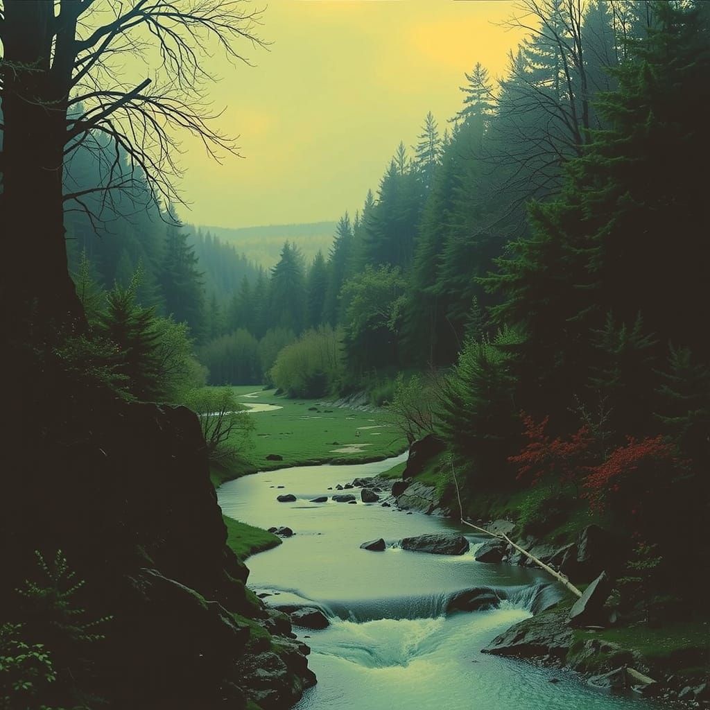 Intricate Swirling Patterns in Deep Red Hues