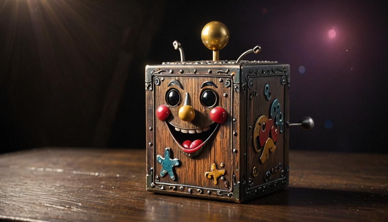 Vintage Jack-in-the-Box Macro Photography