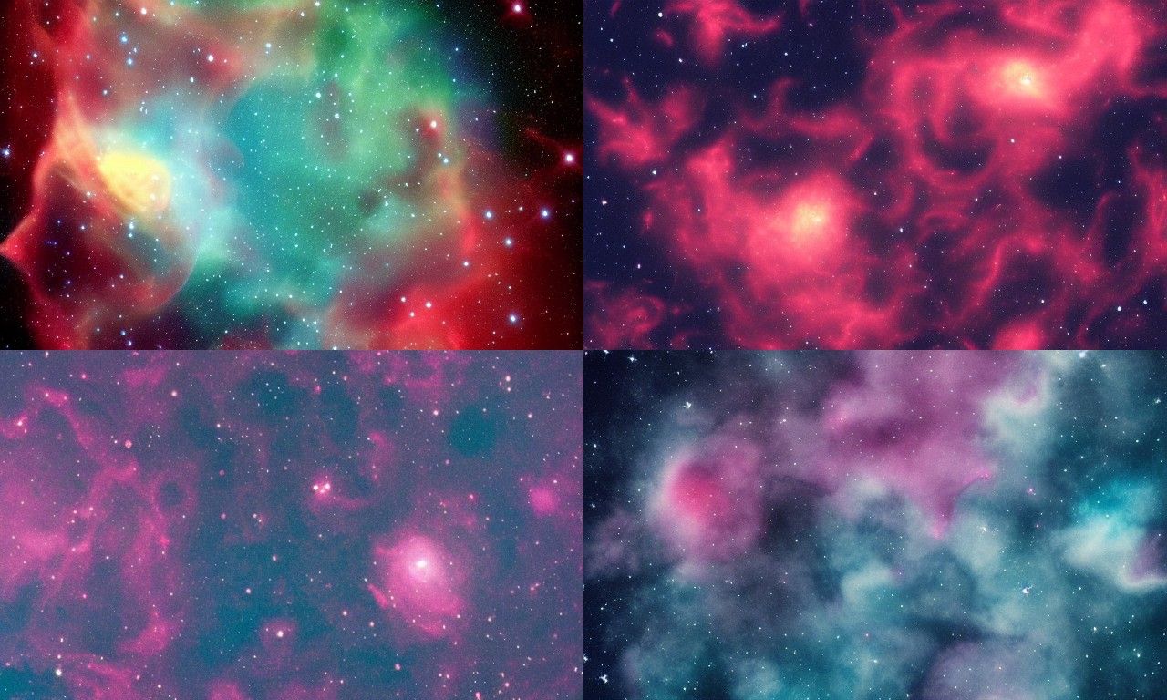 Drifting Nebulae in the Void of Space