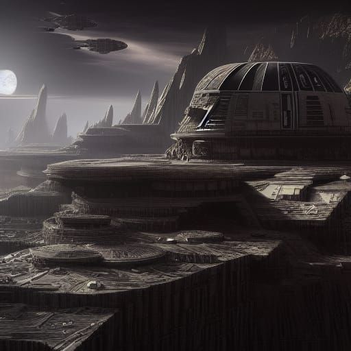 Epic Darth Vader Digital Matte Painting