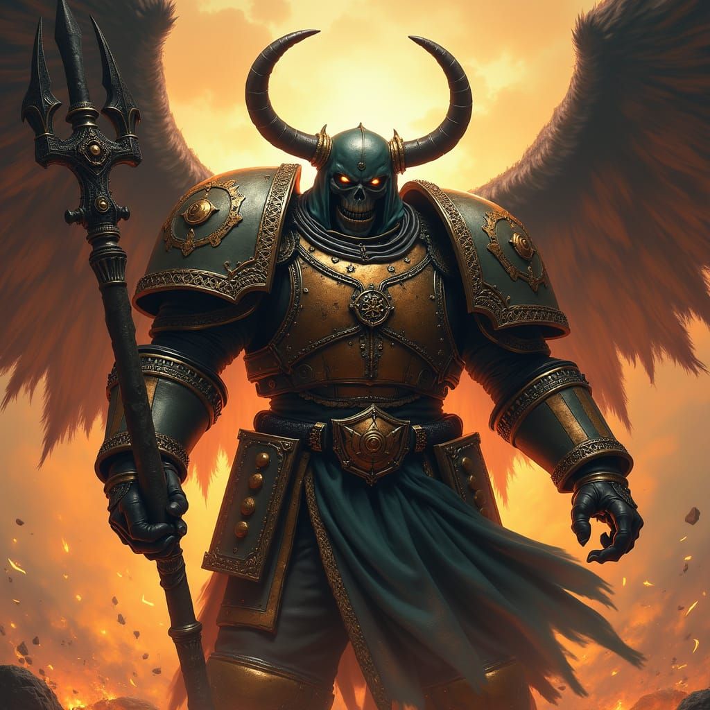 Horus Lupercal: Dark Lord of Chaos in Warhammer 40k