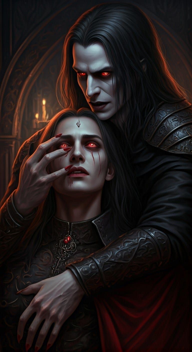 Ethereal Creatures Feast in Dark, Mystical Realism