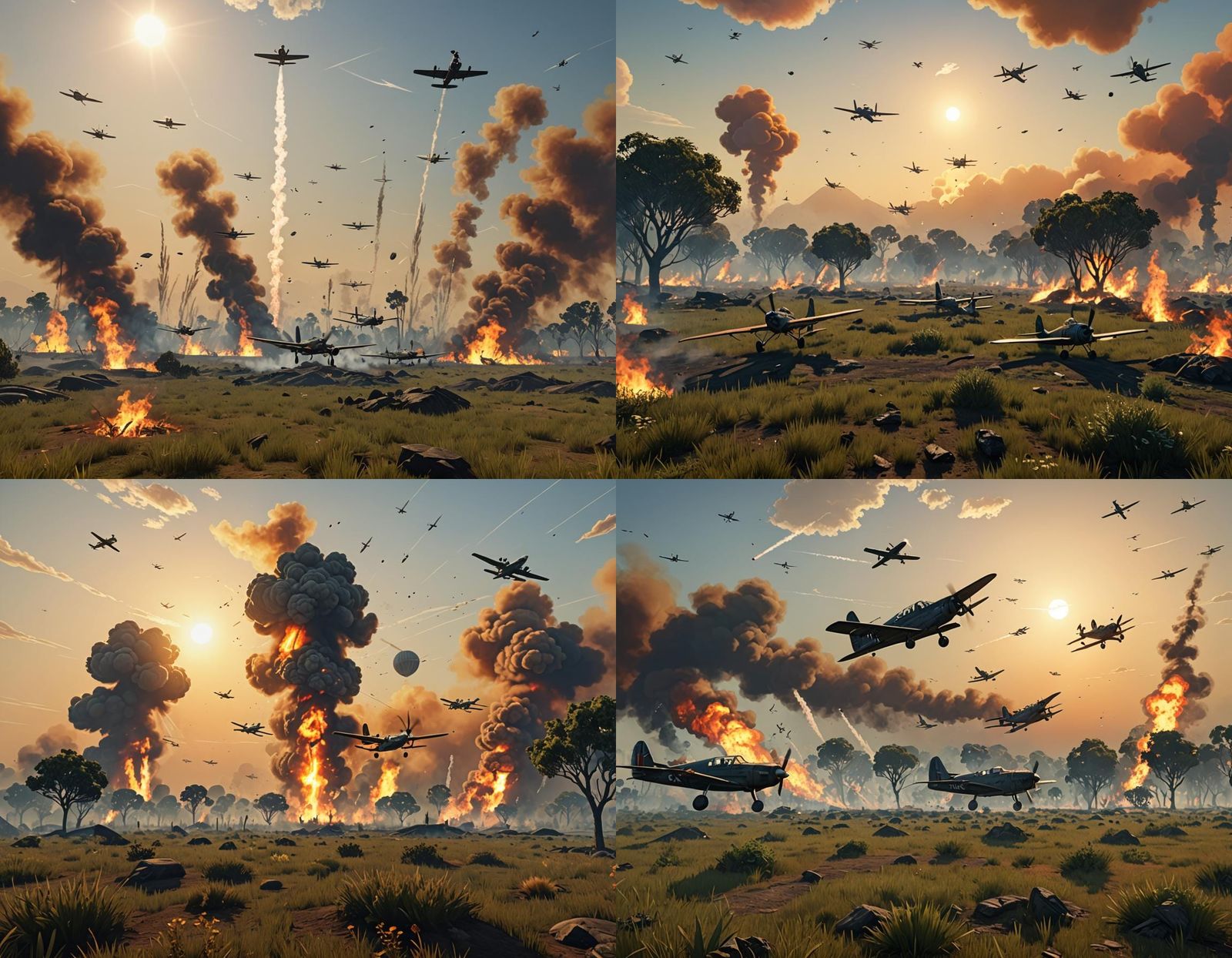 Surreal Post-Apocalyptic Landscape as Digital Painting