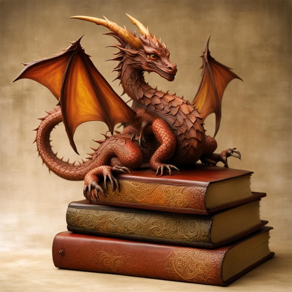 Whimsical Dragon Book: A Gothic Fantasy Masterpiece