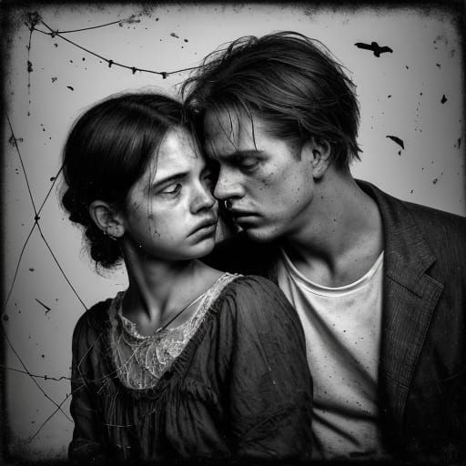 Fractured Love in Black and White