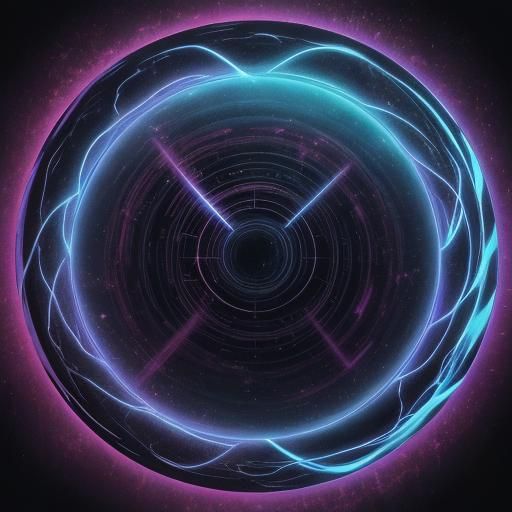 Time Portal in Fairy Ring with Anime Curse Aura