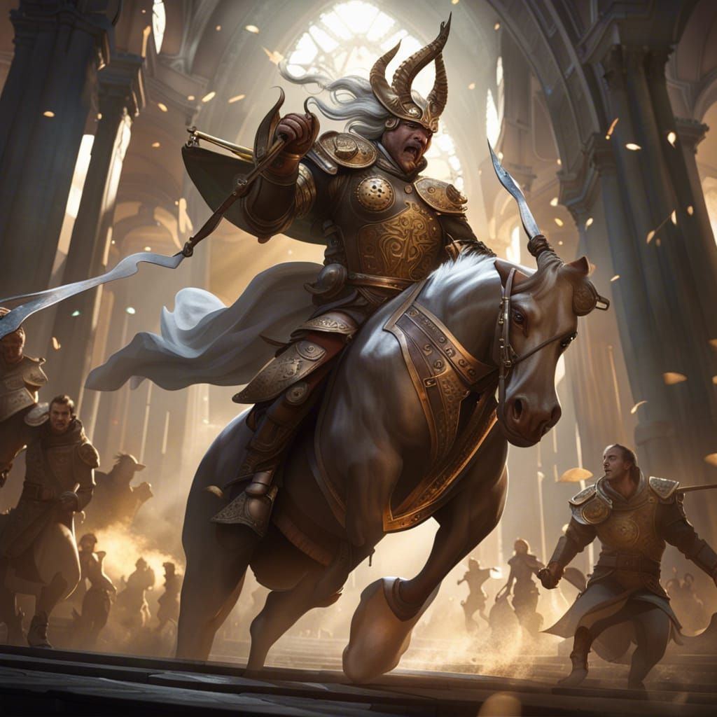 Centaurs Compete in the Annual Centaurian Olympics