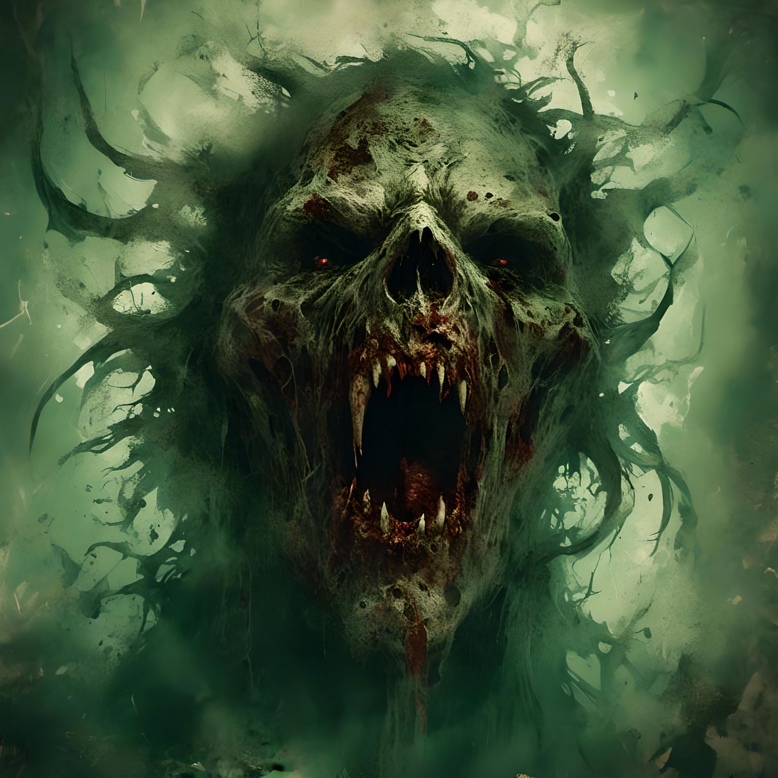 Macabre Demon Book Cover with Versailles Patterns