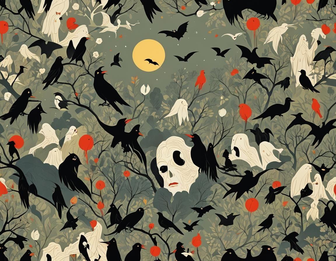 Gothic Horror Dreamscape Inspired by Dracula