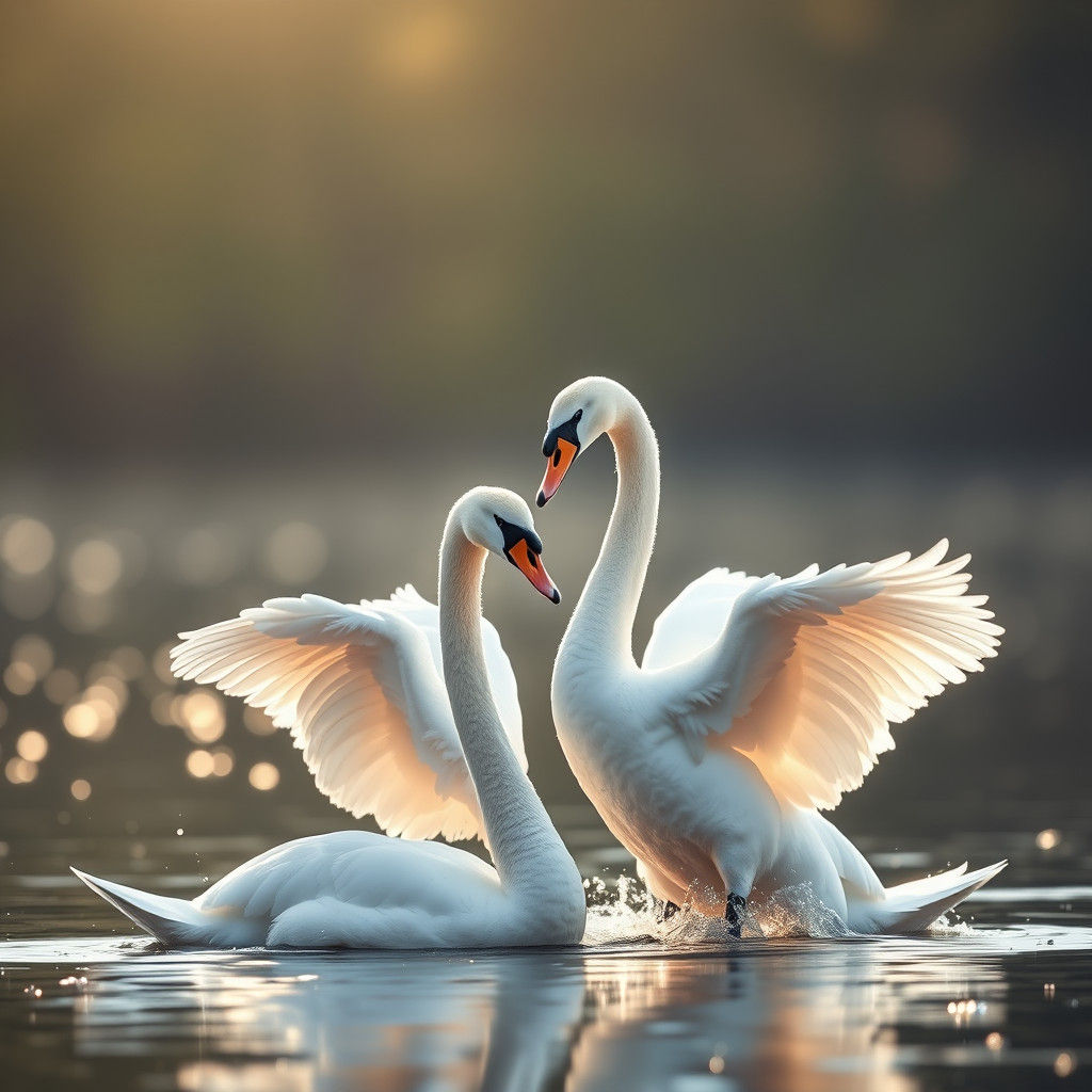 Swans Transform into Ballerinas: Professional Photography