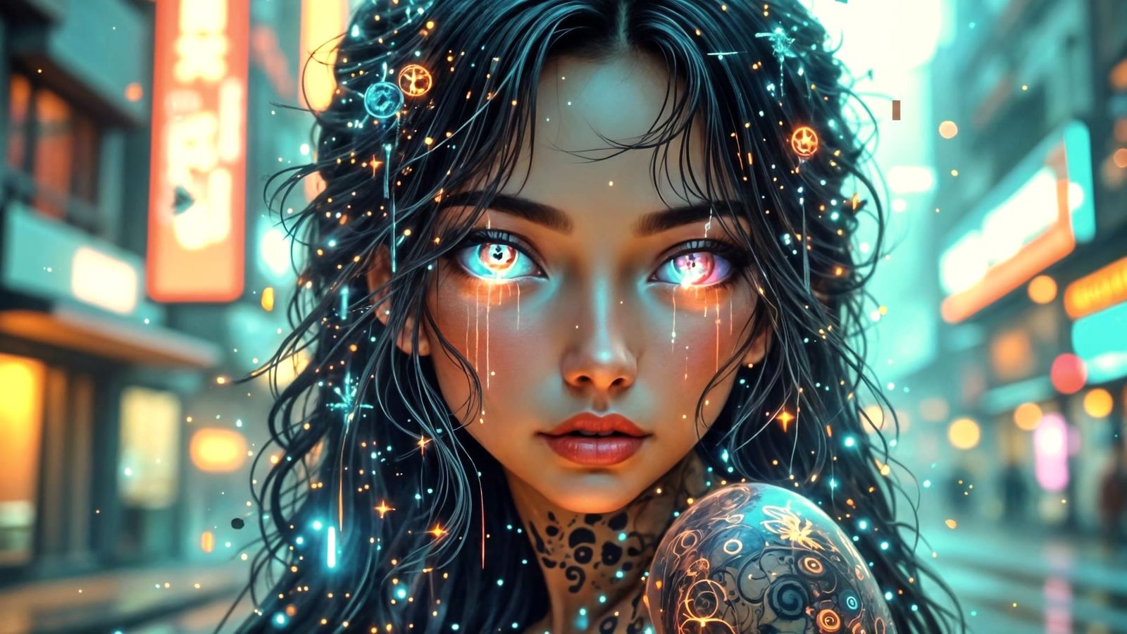 Charred Faerie in a Burning Forest