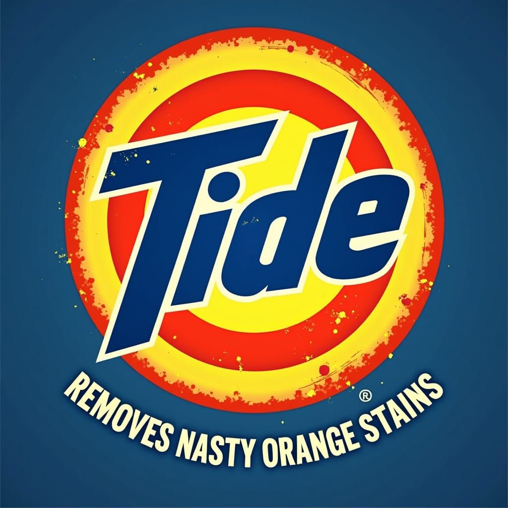 Retro Parody Logo with Bold Typography