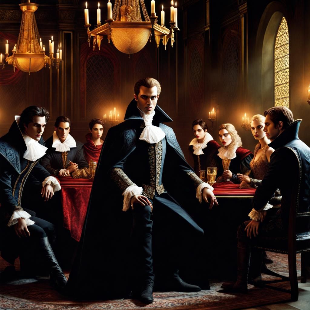 Renaissance Vampire Society Prince Holds Court