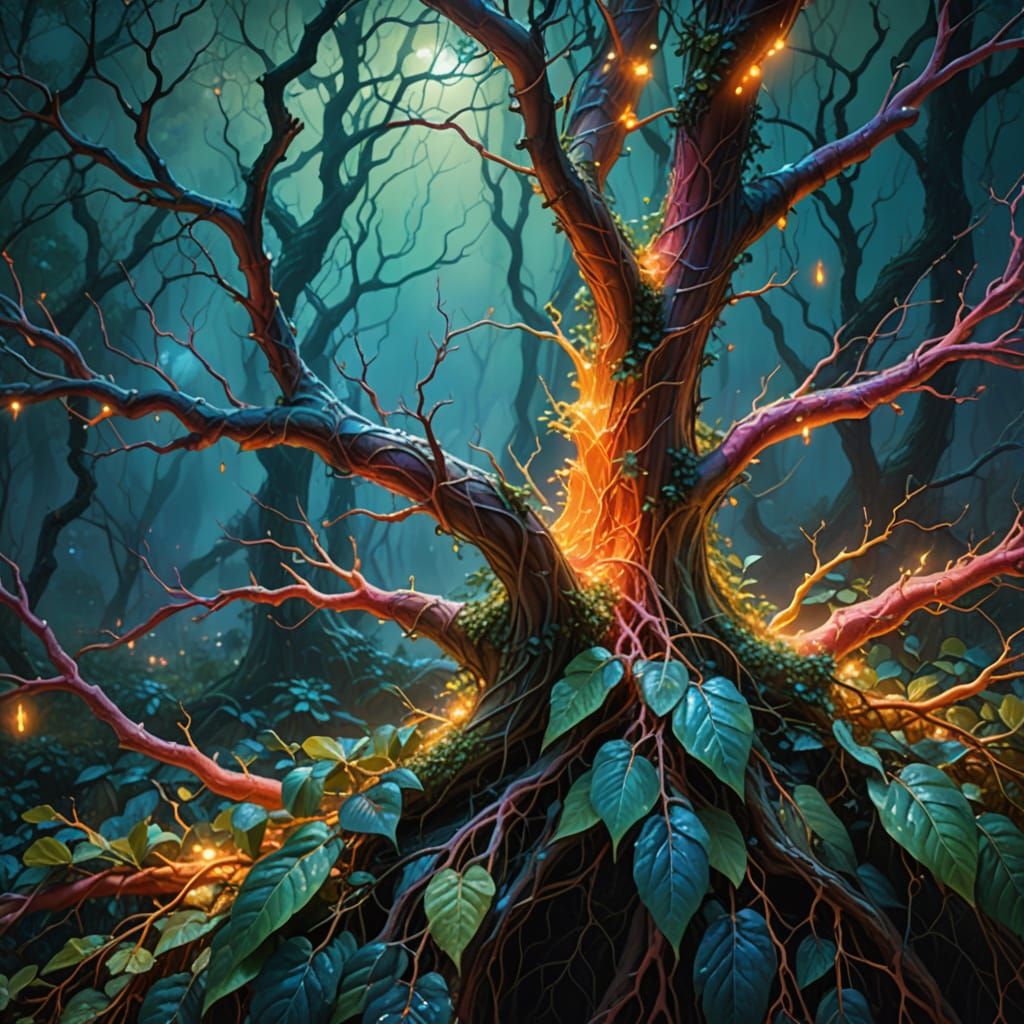 Ethereal Fantasy Figure in Dreamlike Cosmic Landscape