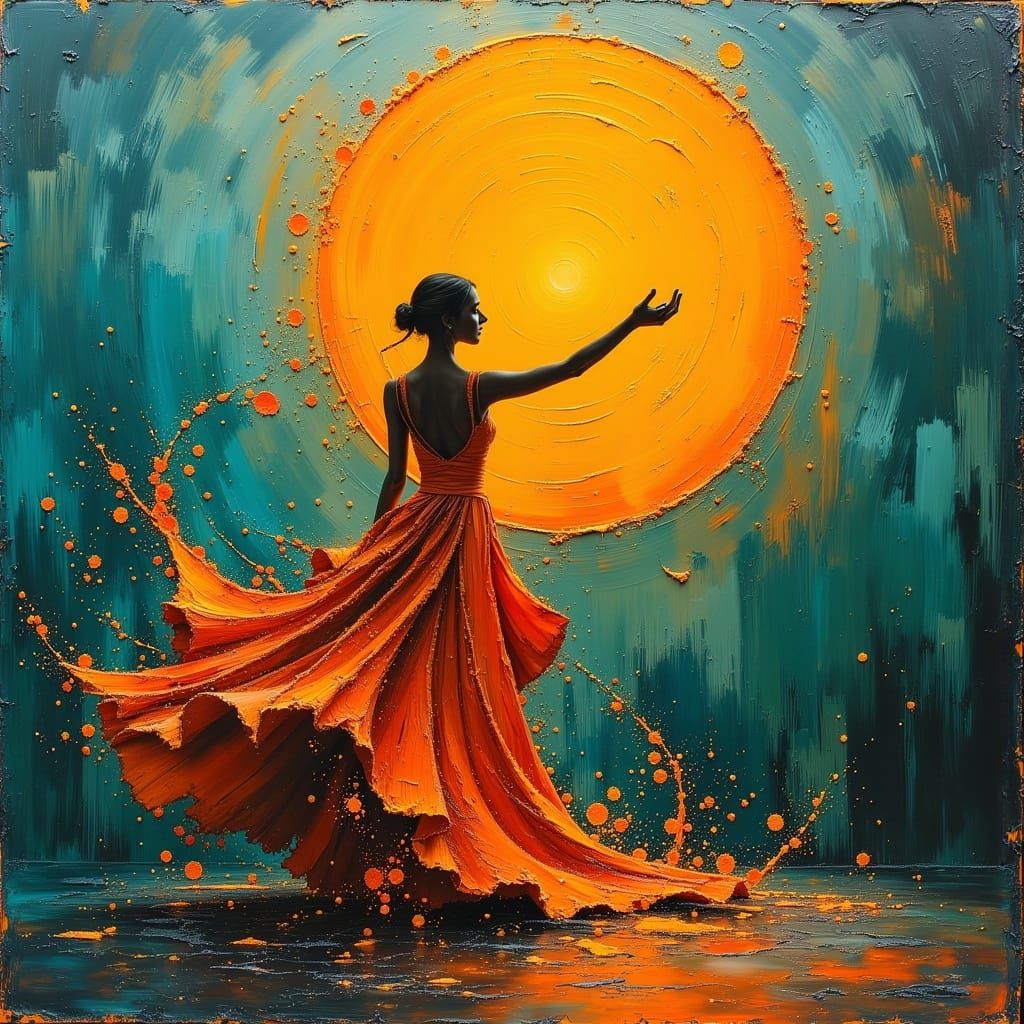 Dance of thoughts in the unknown