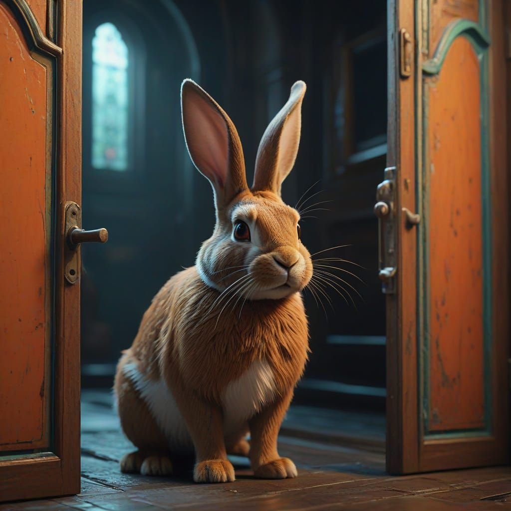 Rabbit Enters Fantasy Wonderland: Splash Art