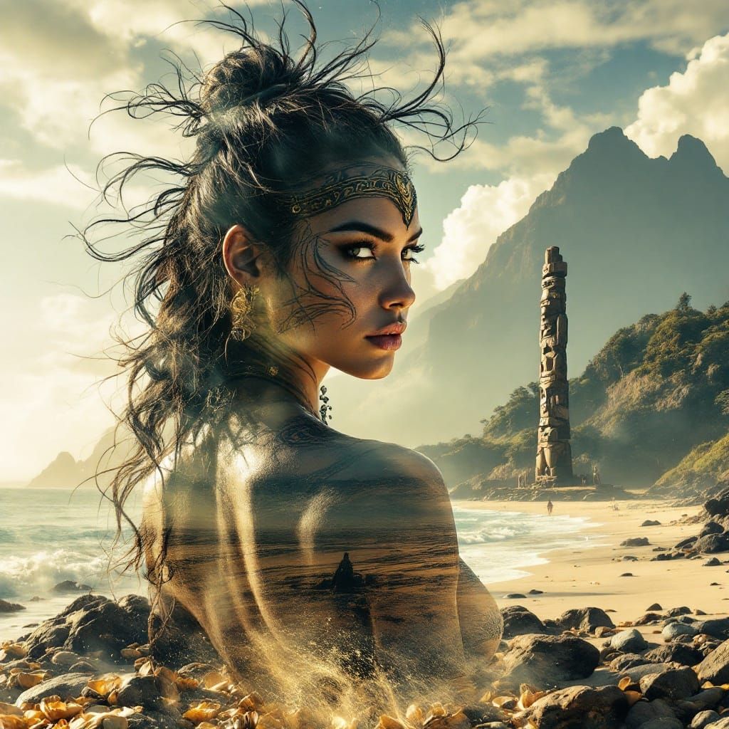 The beautiful maori goddess
