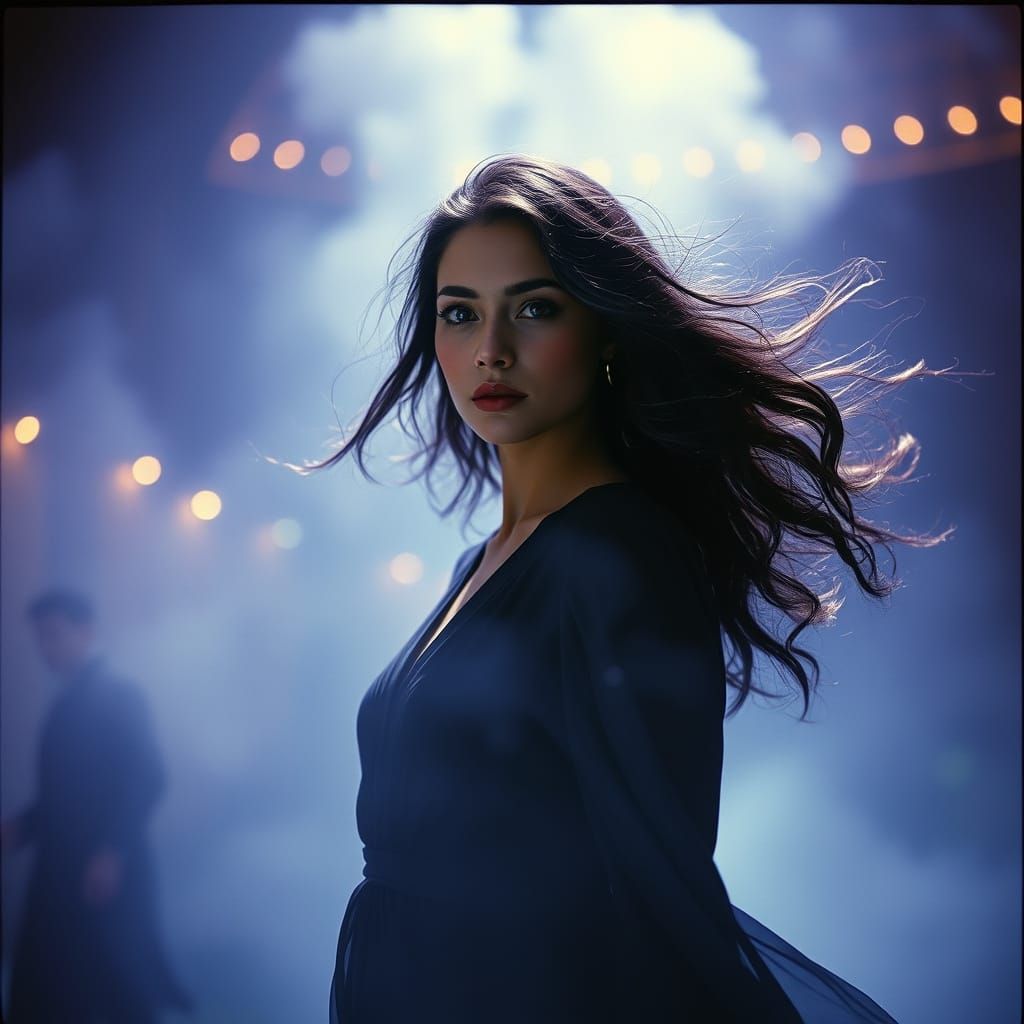 Ethereal Enchantress in Dreamlike Atmosphere