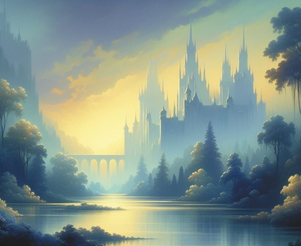 Lavender Dreamscape: Enchanted Forests and Mystical Realms