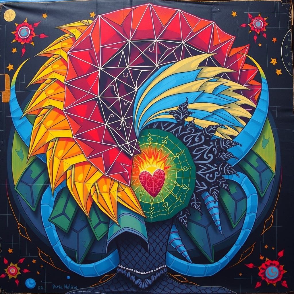 Goth Jesus in Victorian-Inspired Black and White Photogram