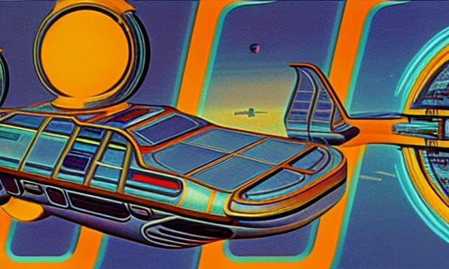 Retrofuturism: A Simple AI Art Exploration