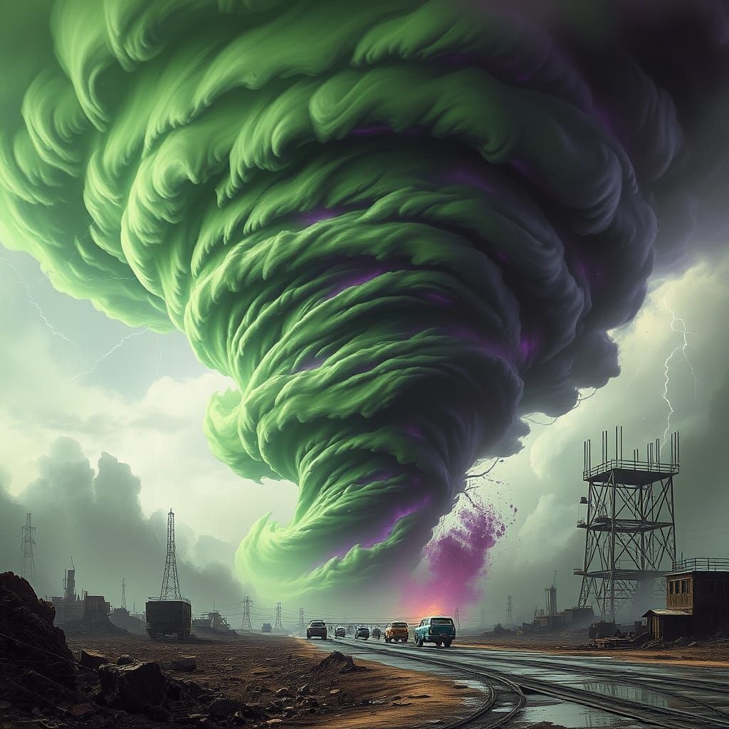 Toxic Tornado in a Polluted Wasteland