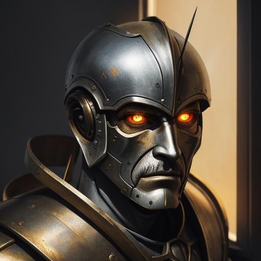 Don Quixote Android in Spanish Baroque Style