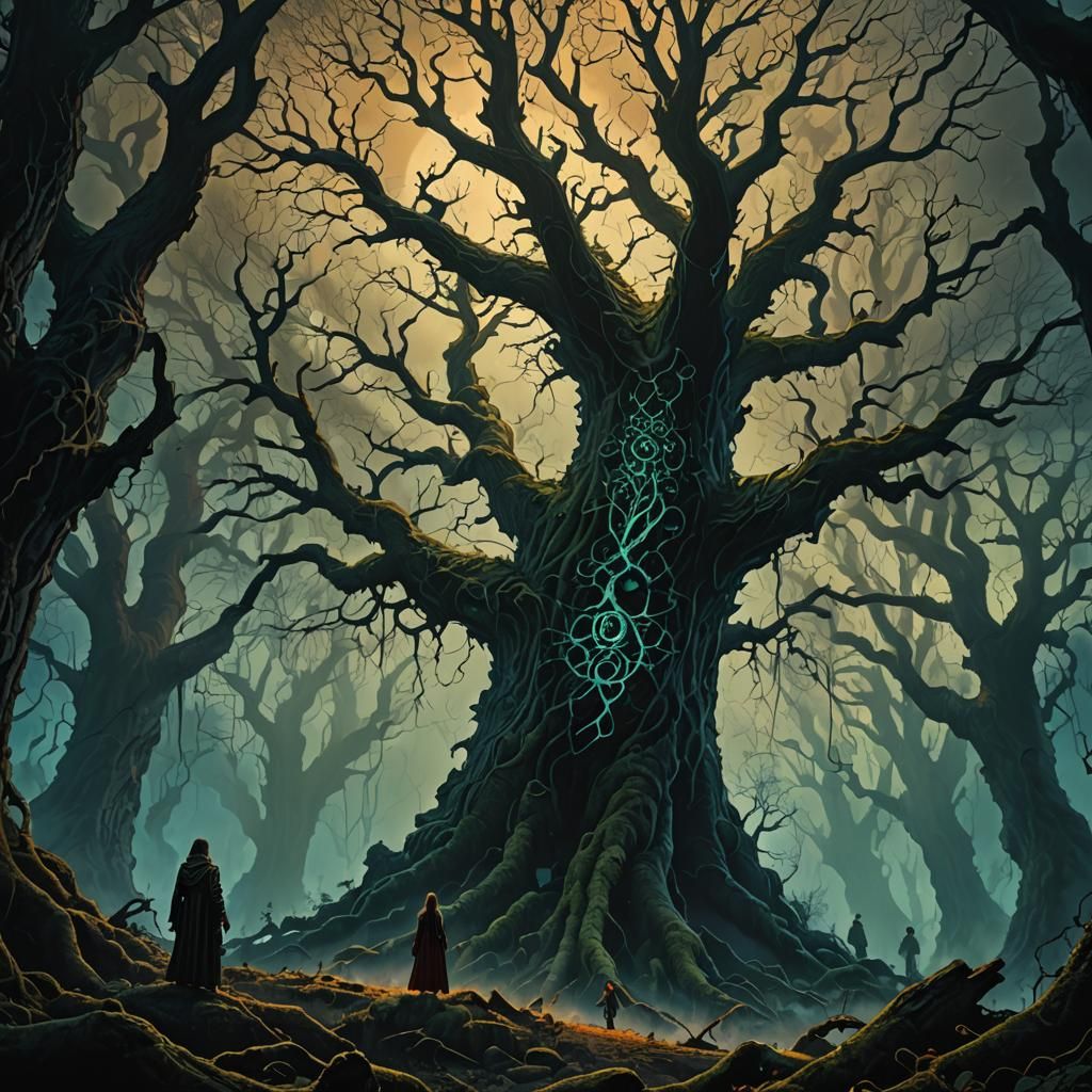Mystical Forest: Fantasy Concept Art of Malvina Noire