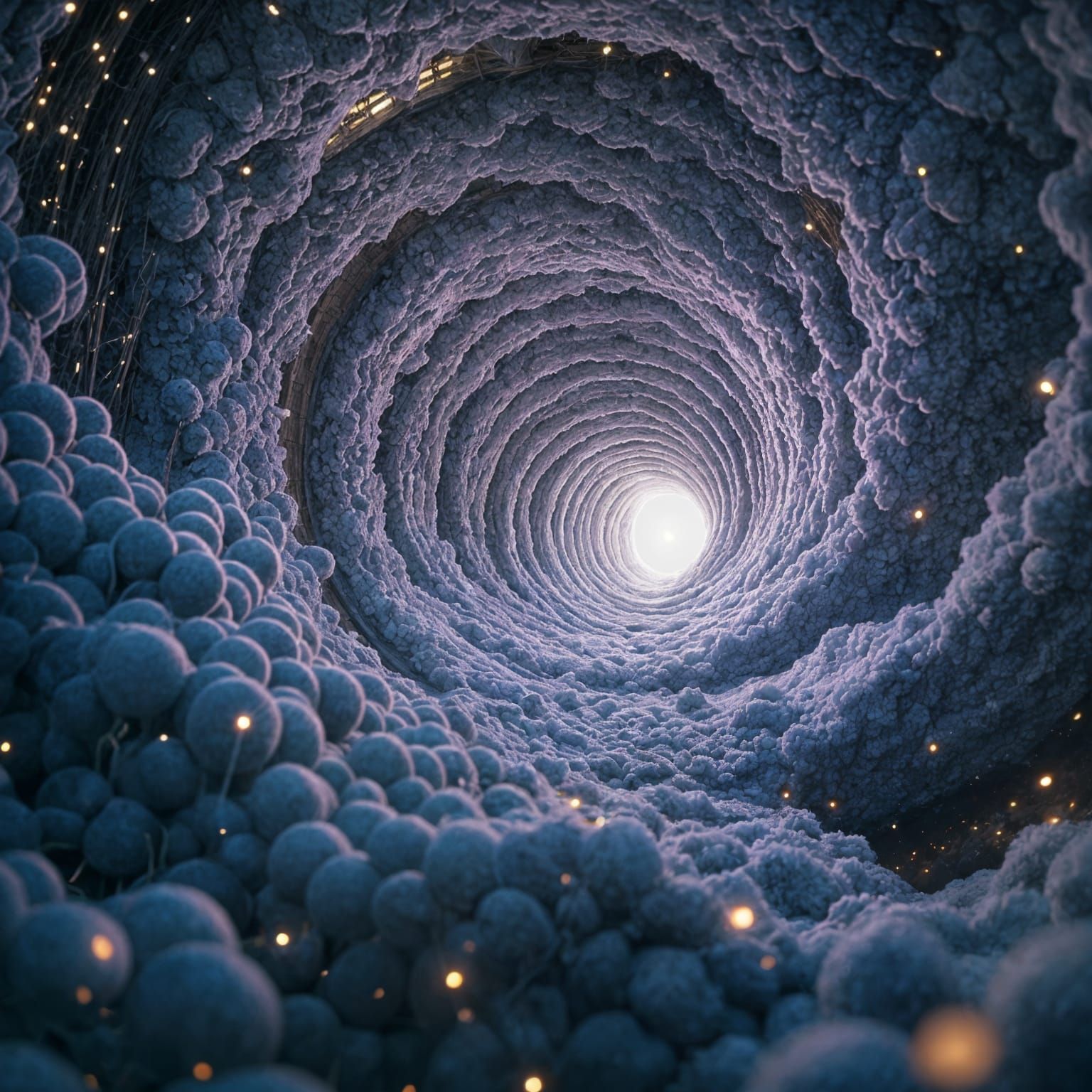 Vibrant Wormhole Visualisation Through Space-Time