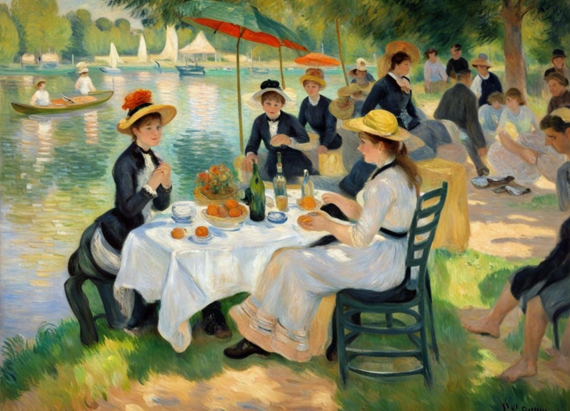 Lunch by the water and maybe in the water...