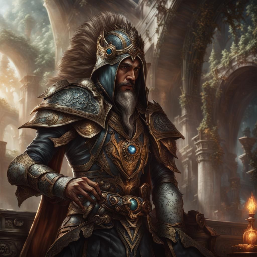Basri Ket Planeswalker: Hyperrealistic Magic the Gathering A...