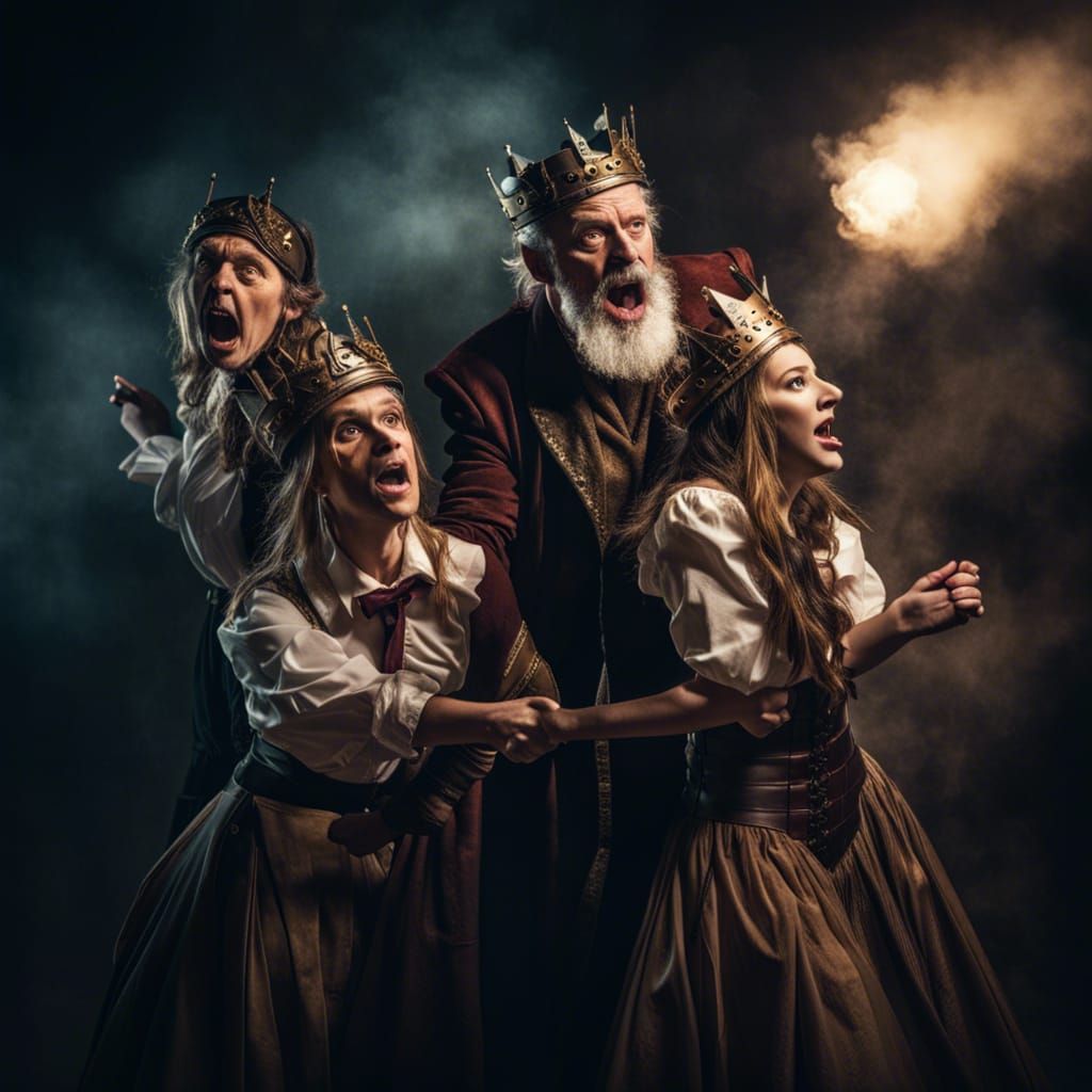 King Lear's Steampunk Madness: Volumetric Lighting