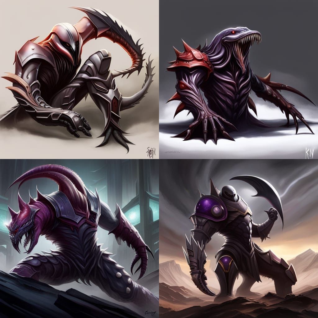 Insectoid Alien Monster with Extra Limbs