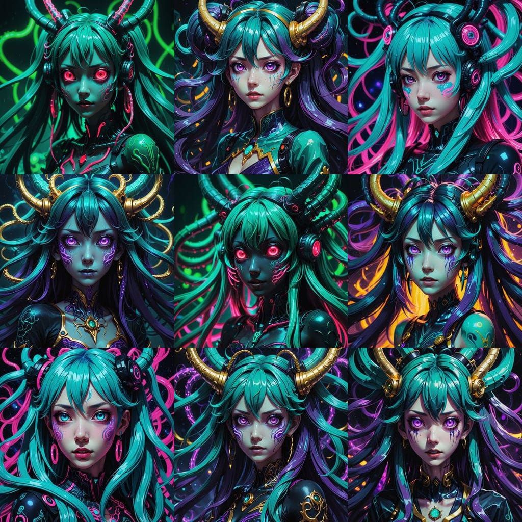 Ethereal Alien Hatsune Miku Unveiled