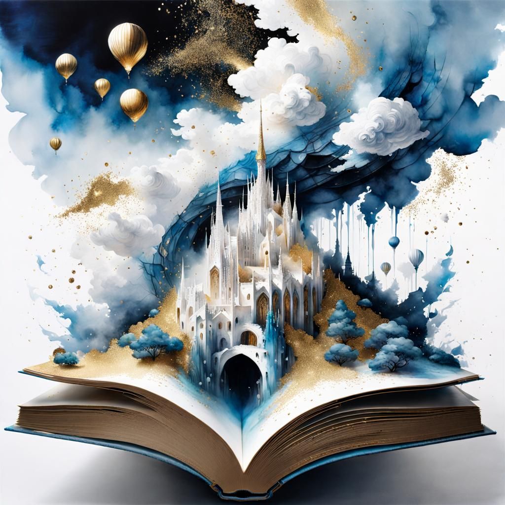 Magical Village Escapes Book in Gaudi Style